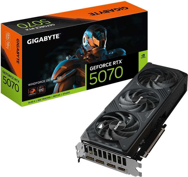 Immagine prodotto Gigabyte GeForce RTX 5070 Windforce OC SFF (12 GB)