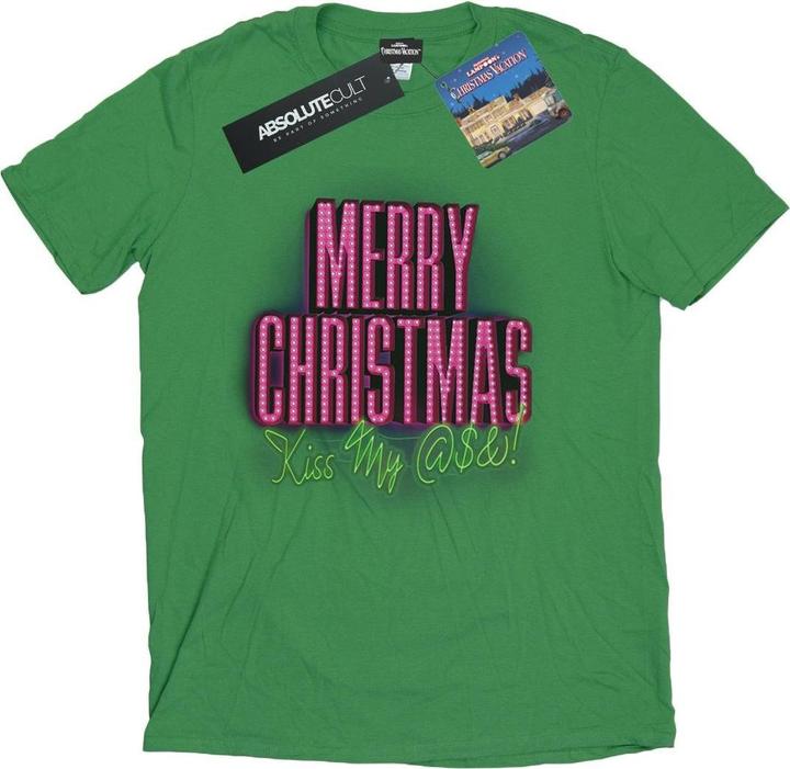 Immagine prodotto National Lampoon´s Vacation National Lampoon's Christmas Vacation Kiss My Ass Maglietta Uomo (S)