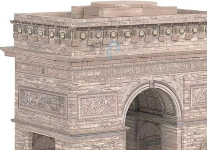 Image du produit Block Cuit. Kit maquette 3D en céramique -Arc de Triomphe Paris (33 x 27 x 18 cm)