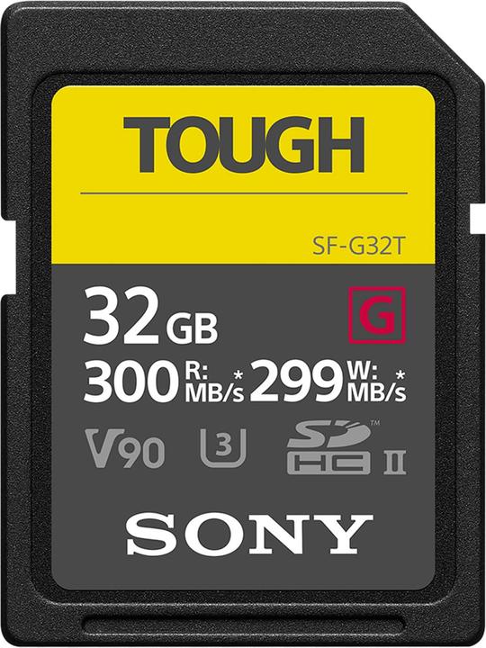 Image du produit Sony SF-G Tough SDXC UHS-II (32 Go, SDHC, U3, UHS-II)