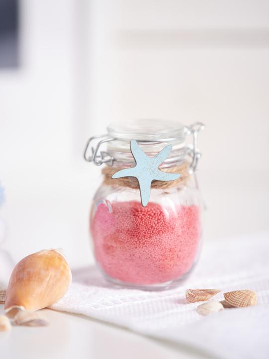 Produktbild VBS Mini-Bügelglas, bauchig, 6 Stück (0.12 l)