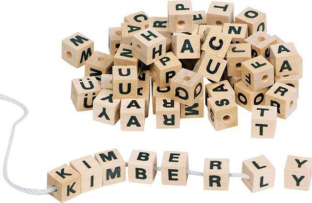 Produktbild Goki Buchstabenperlen