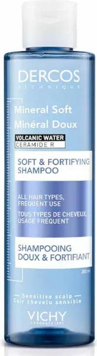 Vaseline Vichy - Dercos - Gentle and restorative mineral shampoo for frequent washing 200ml (200 ml, Flüssiges Shampoo)