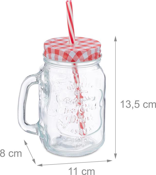 Produktbild Relaxdays 16x Trinkglas (0.50 l, 16 x)