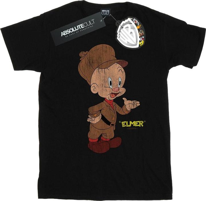 Immagine prodotto Looney Tunes Elmer Fudd Distressed Maglietta Uomo (L)