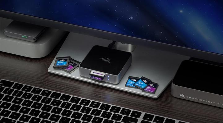 Actual product image OWC Atlas Dual CFexpress + SD Card Reader (USB 3.2 Gen 2, USB-C)