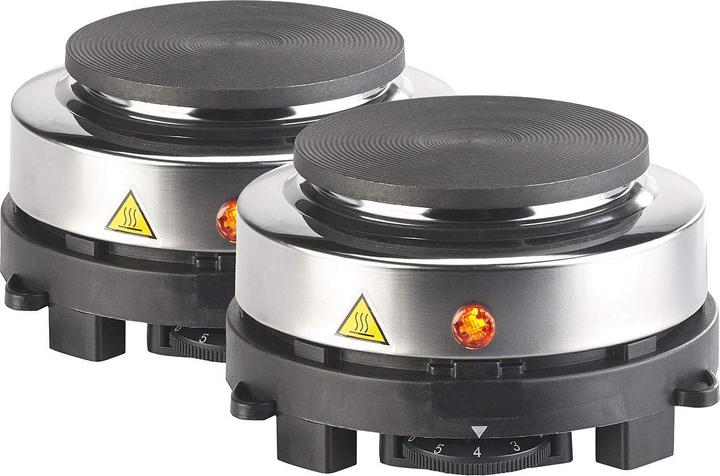 Produktbild Rosenstein & Söhne 2er-Set elektrische Mini-Einzel-Kochplatten