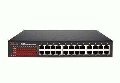 Produktbild Hamlet 24-Port Netzwerk-Switch automatisches System für 10/100 Mbps Geschwindigkeitserkennung in Metall (24 Ports)