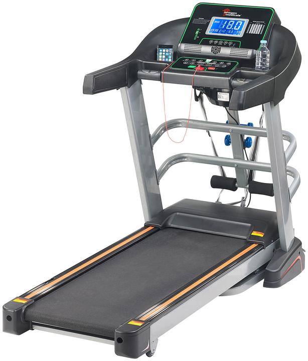 Newgen medicals Profi-Laufband & Fitness-Station, App, Bluetooth, 18 km/h, 1.865 Watt