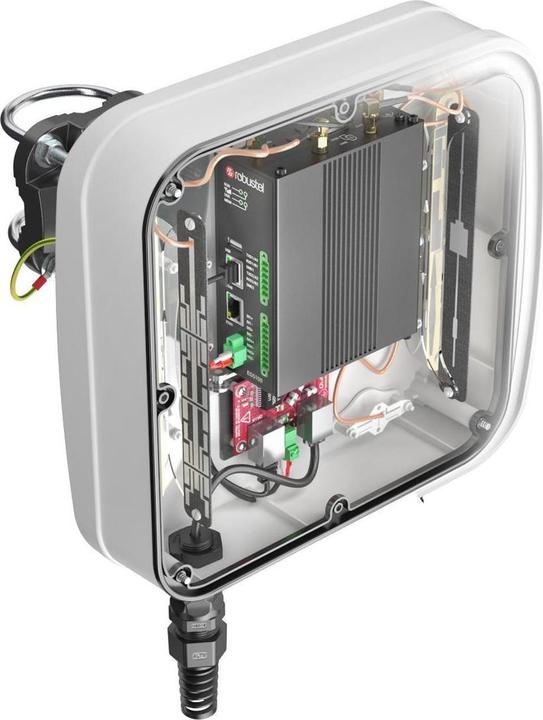 Actual product image Quwireless AEG5100MO - QuMax Omni with PoE Splitter for Robustel EG5100