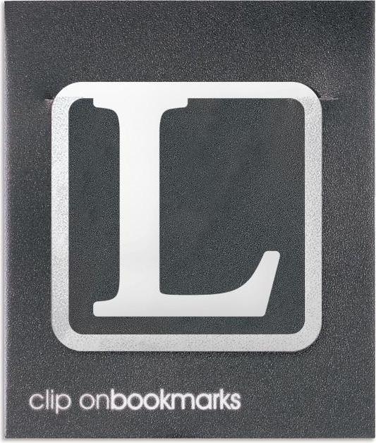 Image du produit IF Metall-Lesezeichen – Buchstabe L zum Anstecken