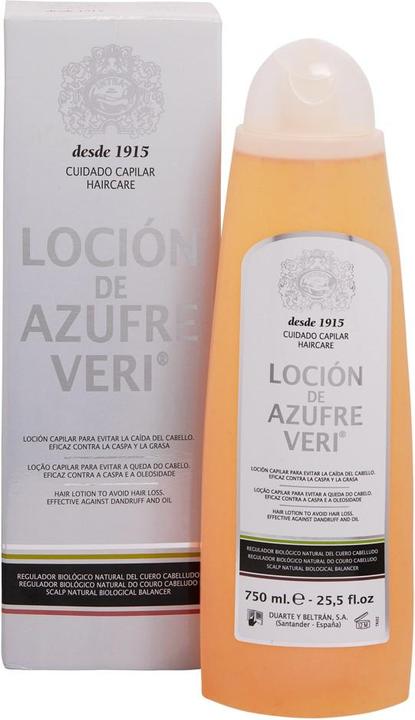 Image du produit Inteacosmetics AZUFRE VERI locion anti-caída 750 ml (750 ml)