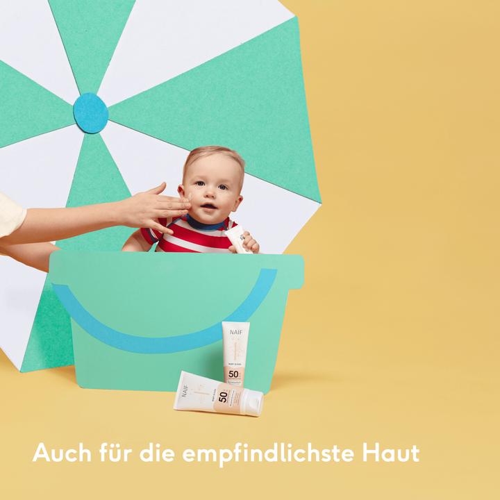 Produktbild Naïf Sonnencreme (Sonnencreme, SPF 50, 100 ml, 131 g)