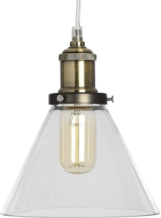 Produktbild Home Works Hill Interiors Hängelicht Kegel Glas (E27, 40 lm)