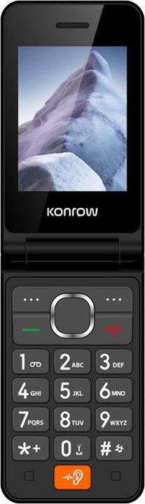 Image du produit Konrow Senior Flip (4G - 2.8" - Avec Station de charge) Noir (2.80", 4G)