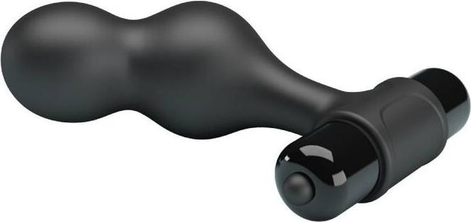 Actual product image Mr. Play Mr Play - Vibrating Silicone Anal Plug Black
