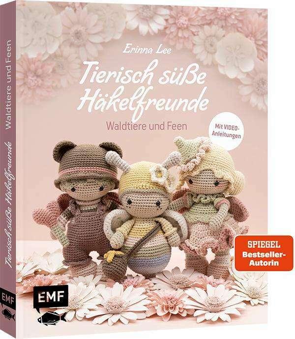 Produktbild Tierisch süsse Häkelfreunde – Waldtiere und Feen (Deutsch, Erinna Lee, Verena Thiard-Laforet, 2024)
