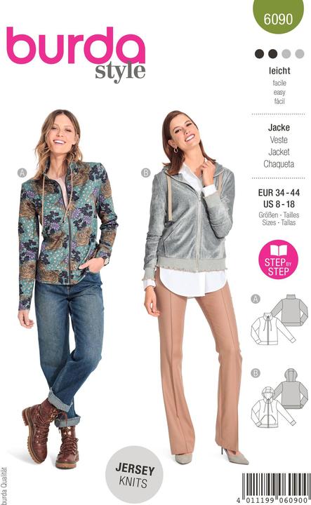Image du produit Patron Veste sweat zippée