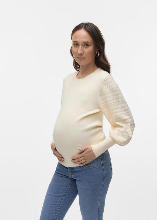 Actual product image Vero Moda Maternity Regular fit Round neck Long cuffs Pullover Knitted top (S)