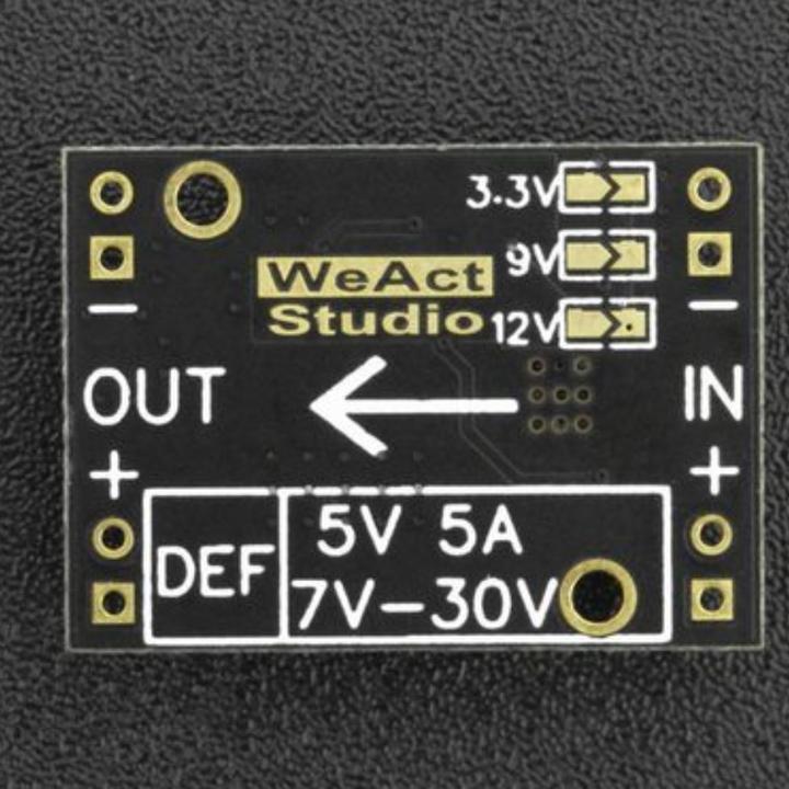 Produktbild DFRobot DC-DC Multi-Output Step-Down Buck Converter (3.3V/5V/9V/12V)