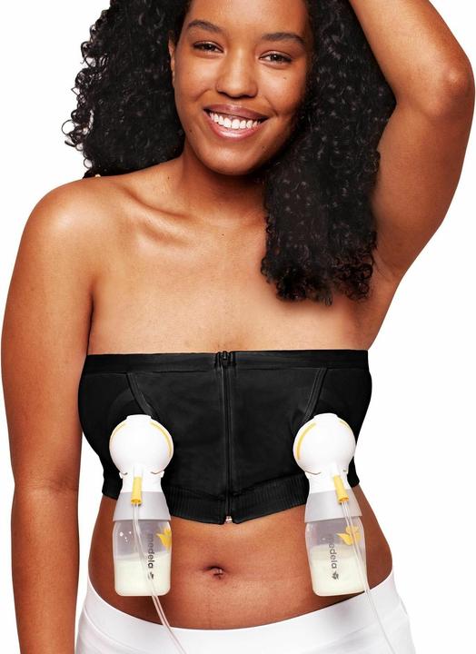 Soutien-gorge à pompe mains-libres, noir, XL (Easy Expression 2.0) (XL)