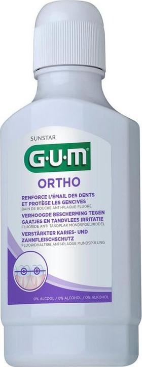Actual product image GUM SUNSTAR Ortho Mundspülung (300 ml, Mouthwash)