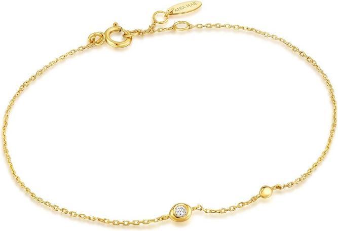 Image du produit Ania Haie BAU004-01YG Magma Wave Bracelet Femme en or 14 carats (18.50 cm, Or jaune 14K)
