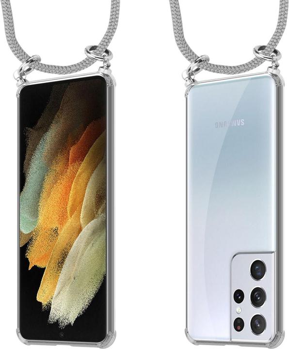 Produktbild Cadorabo TPU Handy Kette SILBER Cover
