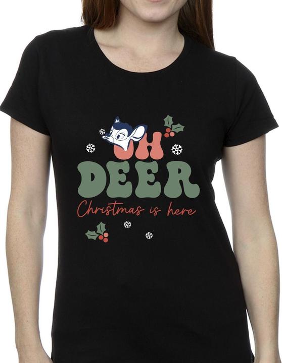 Actual product image Disney Womens/Ladies Bambi Oh Deer Cotton T-Shirt (L)