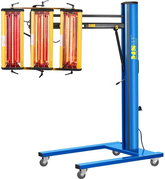 Produktbild MSW Lacktrockner Strahler Infrarotstrahler Heizstrahler Infrarot Lampe Auto 3300 W (3300 W)