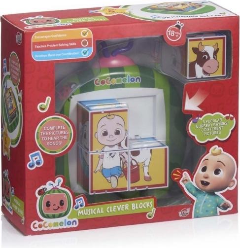 Actual product image Cocomelon Toys musical smart building blocks preschool learning toy playing 6 kids songs