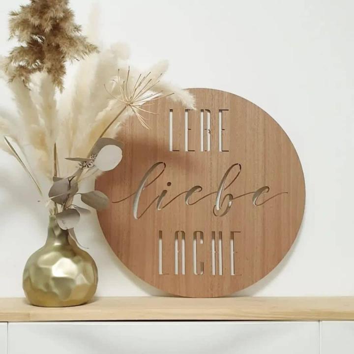 Image du produit Trenddeko Vivre Amour Rire (60 x 60 cm, 30 x 30 cm, 50 x 50 cm, 40 x 40 cm)