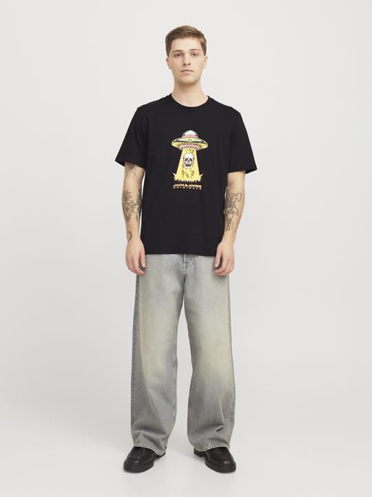 Actual product image Jack & Jones Joranatomy Skull Tee Ss Crew Neck Ln (S)