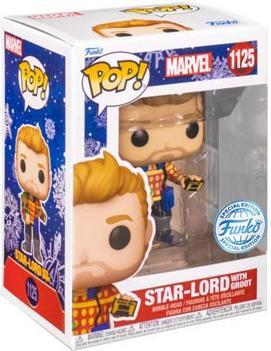 Image du produit Funko POP! Marvel Holiday Les Gardiens de la Galaxie Star-Lord avec Groot Exclusive