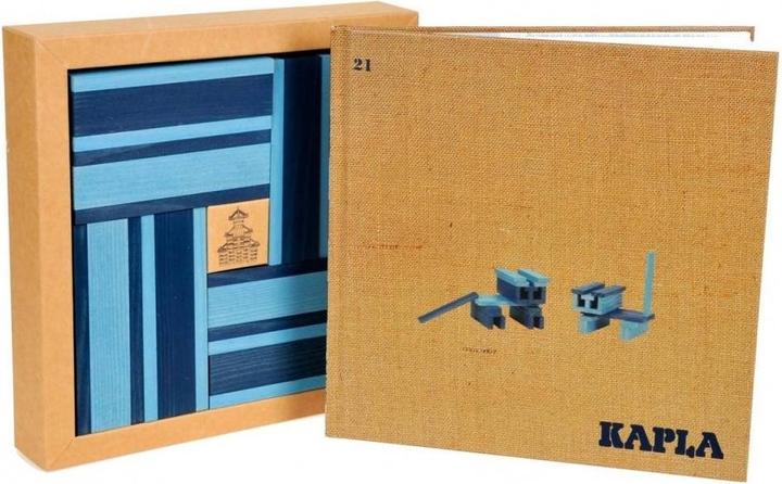 Produktbild Kapla Color blau-hellblau mit Buch