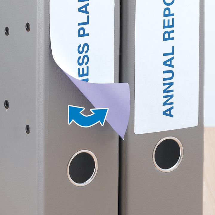 Actual product image HERMA Removable A4 file labels