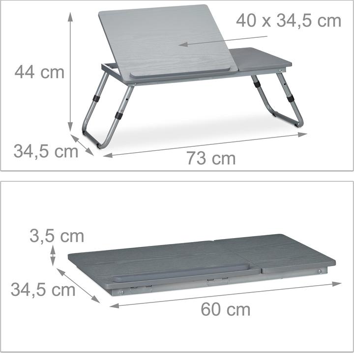 Image du produit Relaxdays Table d'ordinateur portable