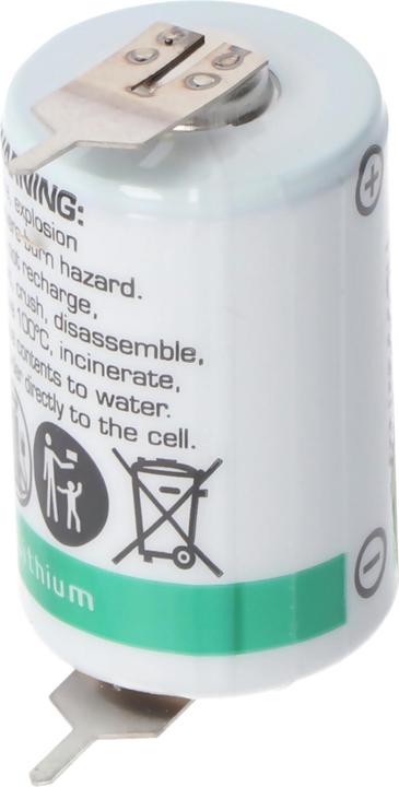 Image du produit Saft Batterie LS142502PF, Size 1/2 AA mit Printfahnen (1 pcs, AA, 1100 mAh)