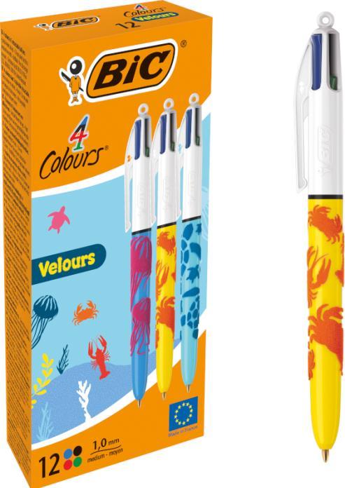 Produktbild Bic Stift 4 Farben Veloursmischung (Mehrfarbig, 1 x)