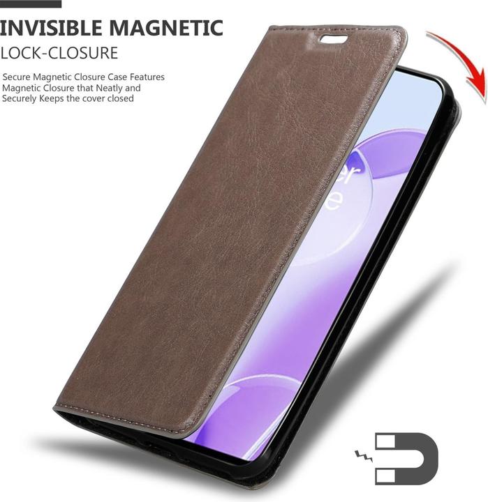 Produktbild Cadorabo Book Invis. Magnet Hülle (OnePlus 9RT 5G)
