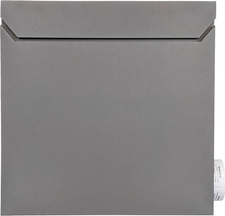 Actual product image SafePost 800 Letterbox grey-grey. RAL9007 matt