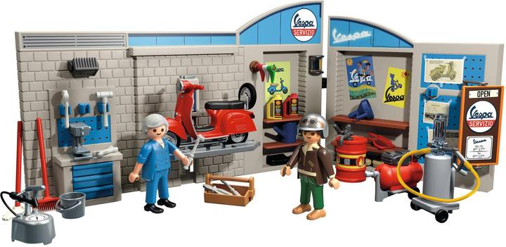 Actual product image Playmobil 60s Vespa workshop (71620, Playmobil City Life)
