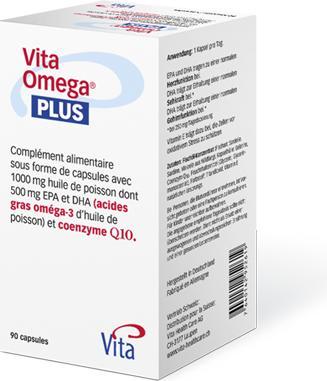 Nährwerte und Zutaten Vita PLUS 30mg Coenzym Q10 (90 Stück, Kapseln, 195 g)