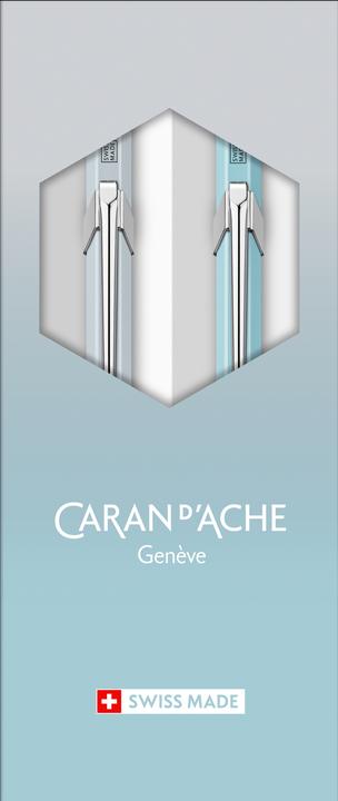 Caran d'Ache 849 Set Blue Lagoon Sonderedition (Blu polare, Grigio gelo, 2 x)