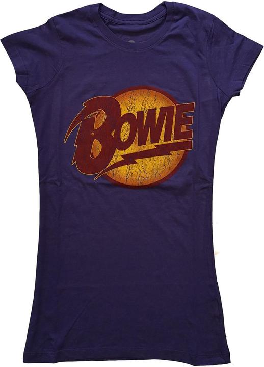 Immagine prodotto David Bowie Maglietta Diamond Dogs Vintage Logo Donna/Ladies (XS)
