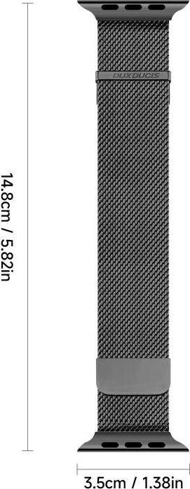 Actual product image Dux Ducis Milanese Pro Armband (49 mm, 42 mm, 45 mm, 44 mm, Stainless steel)