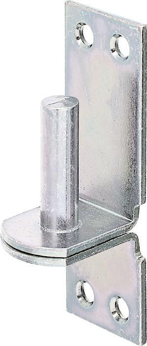Actual product image GAH Clamp DI on plate 16x13mm galv. zinc plated thick film passivated (Blocks, 1 pcs.)