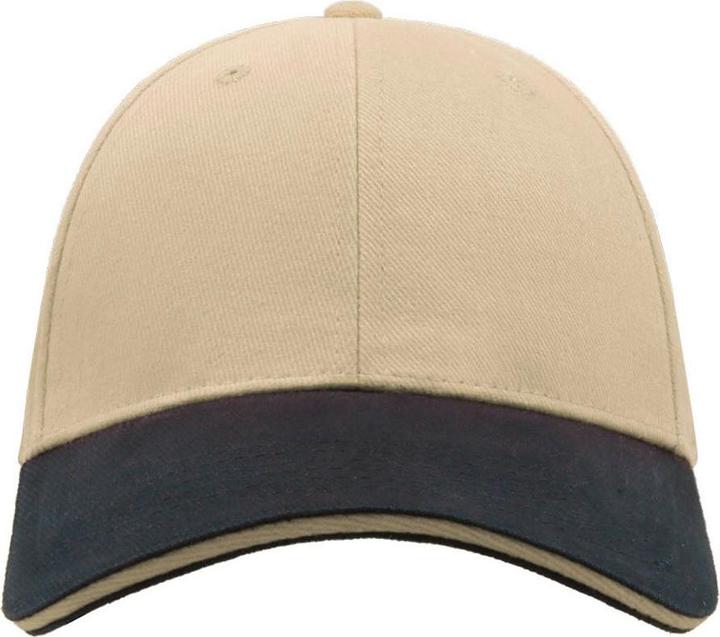 Image du produit Atlantis Casquette de baseball Liberty avec 6 panneaux en coton brossé (2 pièces) (Taille unique)