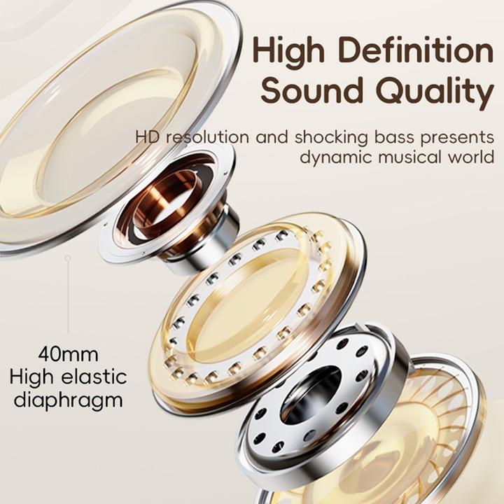 Actual product image Rock - O3 ANC Wireless Headphones RAU0773 - Bluetooth-Kopfhörer, Hellblau/Grau (ANC, 15 h, Wireless)