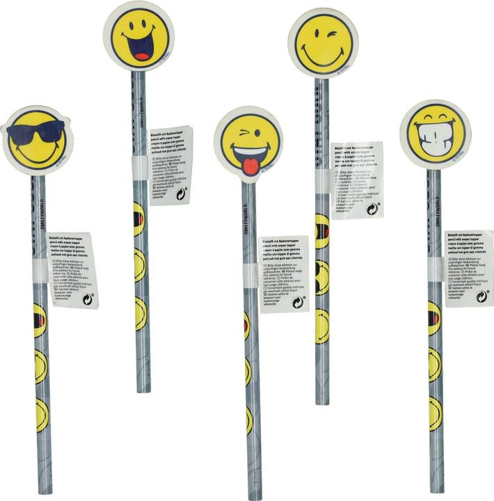 Produktbild Undercover Bleistift Smiley mit Radiergummiaufsatz, pro Stück